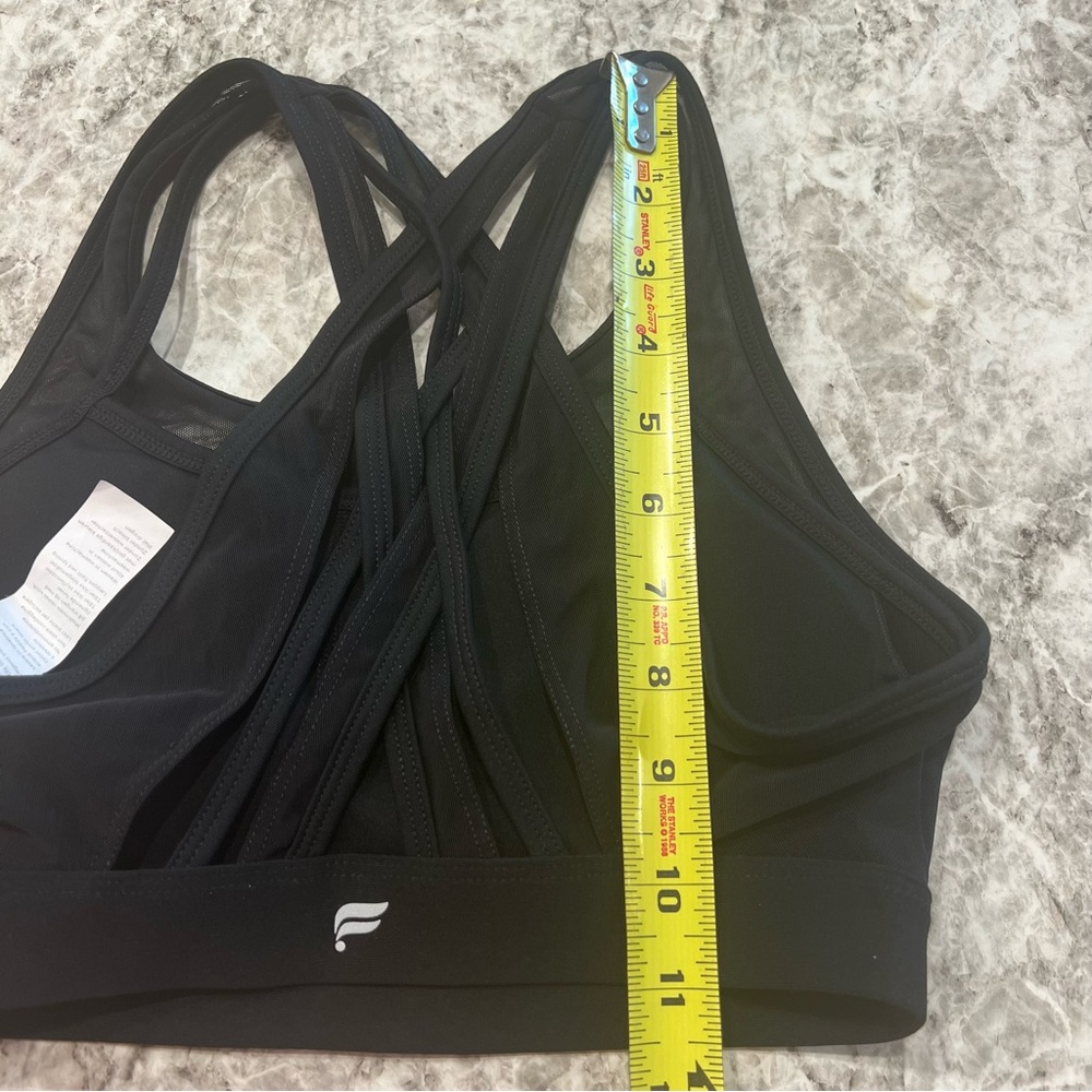 Fabletics sports bra size XS Faye high impact black NEW NWT - Picture 9 of 9